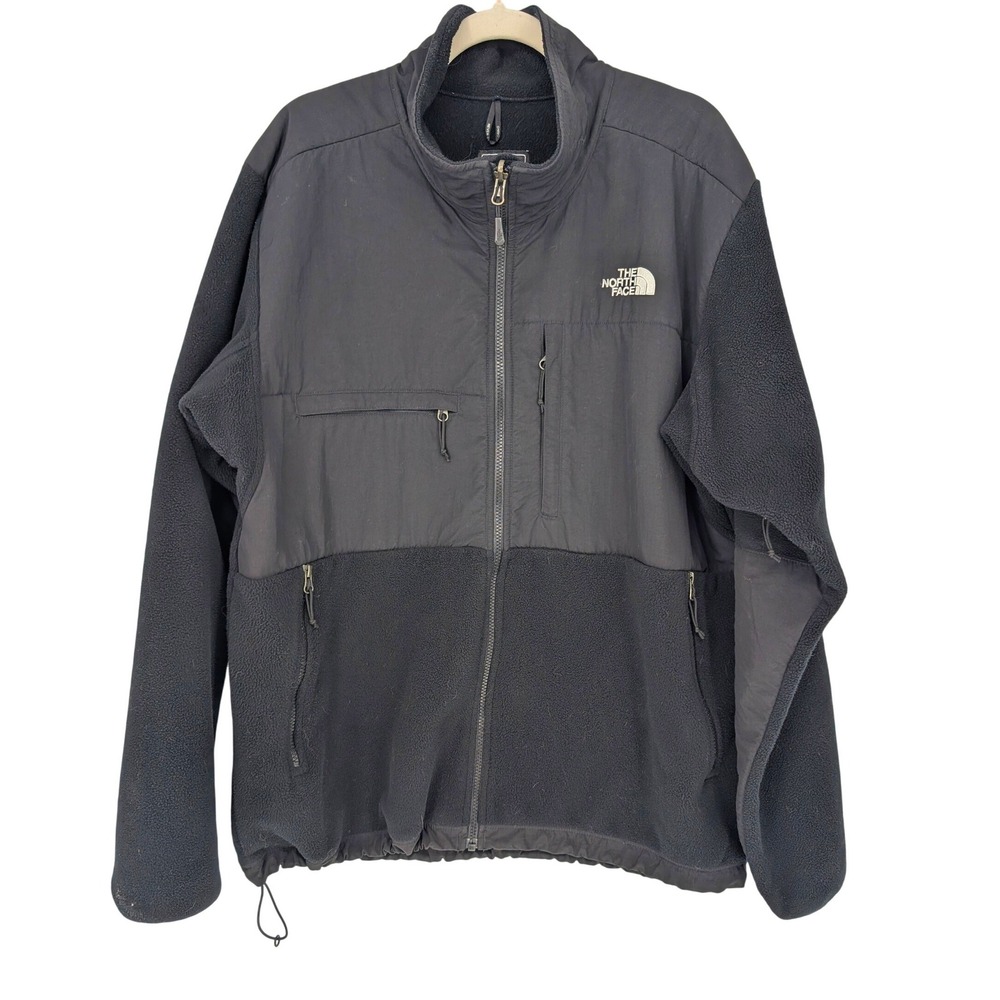 The North Face Denali Jacket Mens XL Black Polartec Fleece Full Zip Gorpcore Y2K